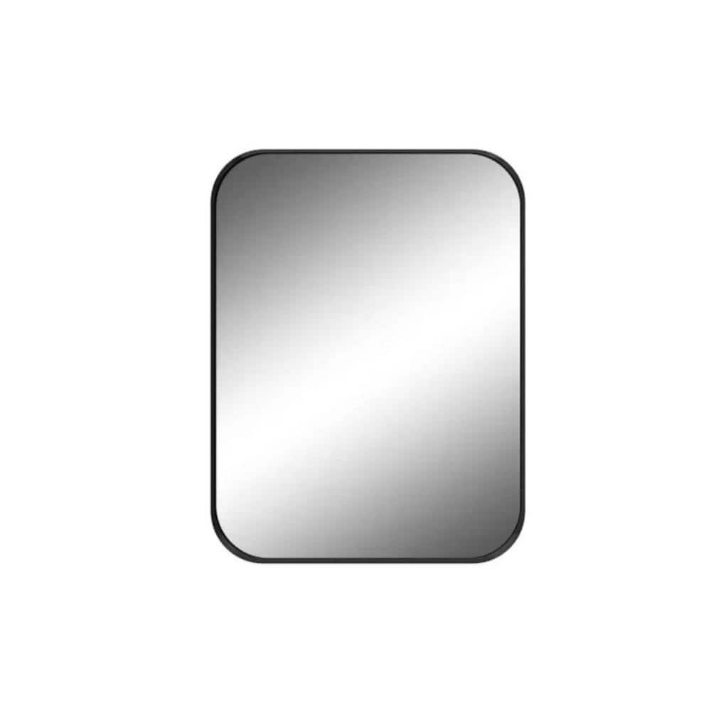 32 in. W x 24 in. H Rounded Corners Rectangular Aluminum Framed Wall Mount 