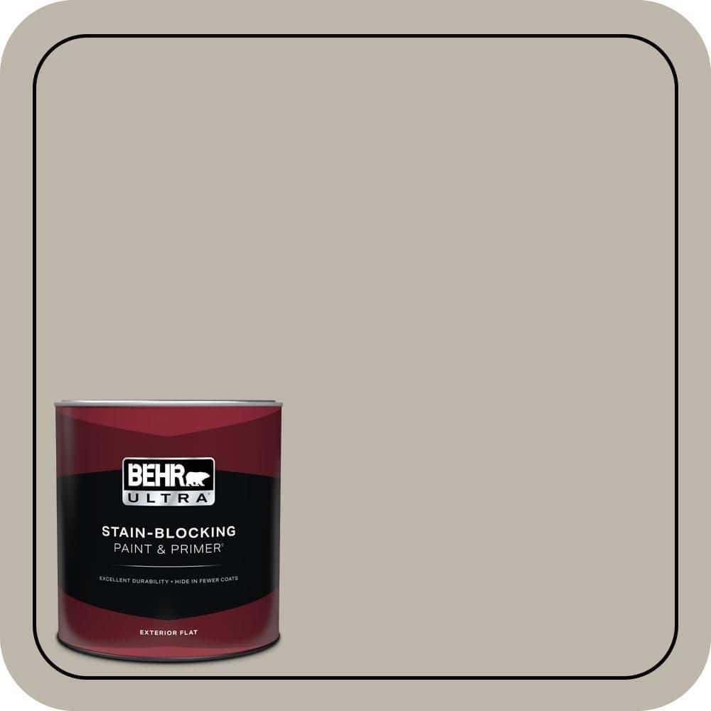 1 qt. Home Decorators Collection #HDC-CT-21 Grey Mist Flat Exterior Paint & Primer price history on PriceWatchPro