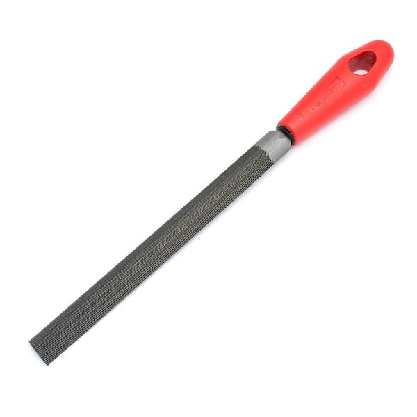Crescent Nicholson 8 in. Double Cut Bastard Half Round File with Handle