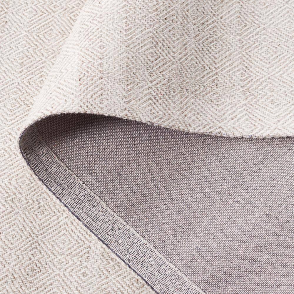 Beige Ivory Tufted Handmade Wool Area Rug 5' x 8'