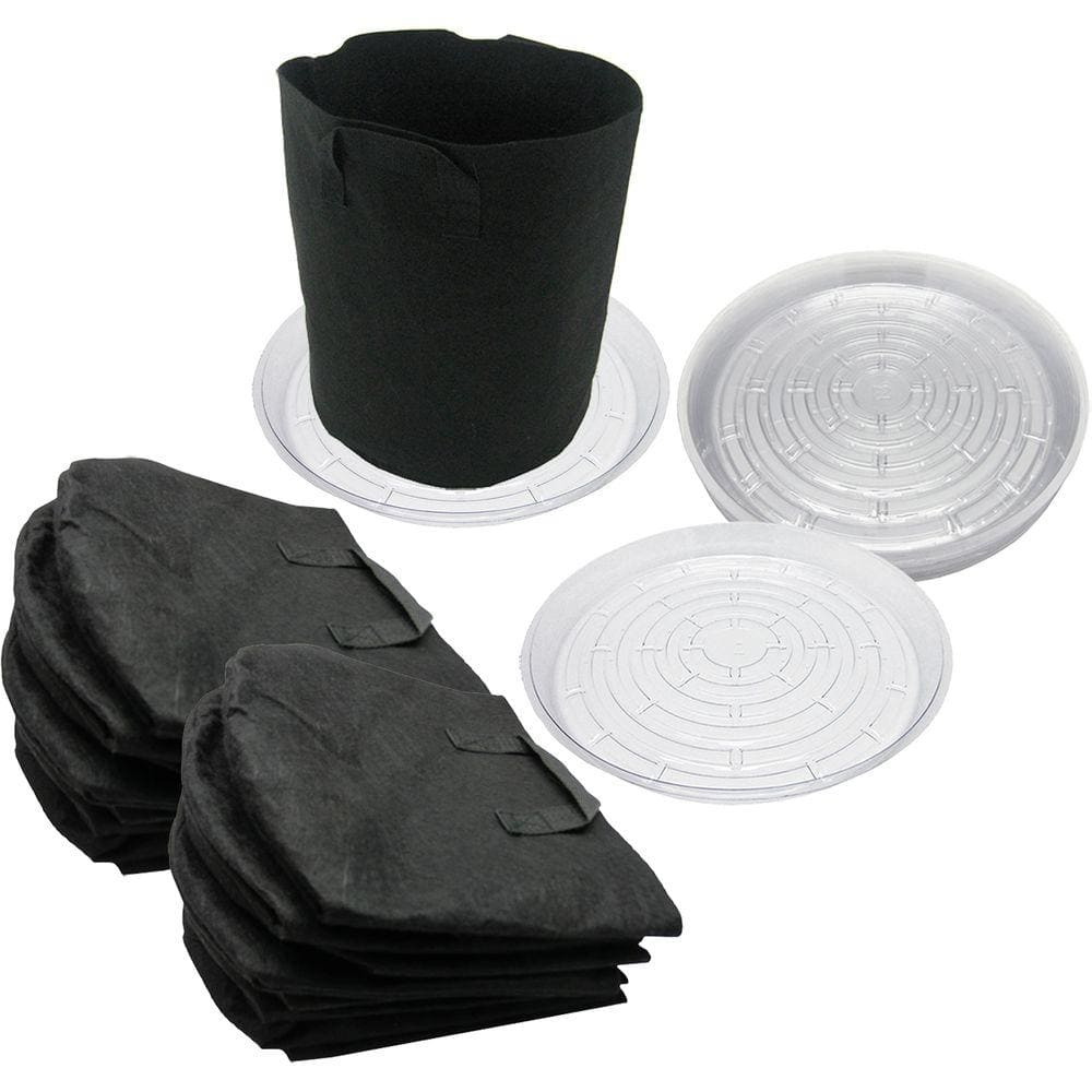 Heavy Duty ROUND Fabric Pot 5/Pack - 5 Gallon - Brew & Grow Hydroponics and  Homebrewing Supplies of Chicagoland