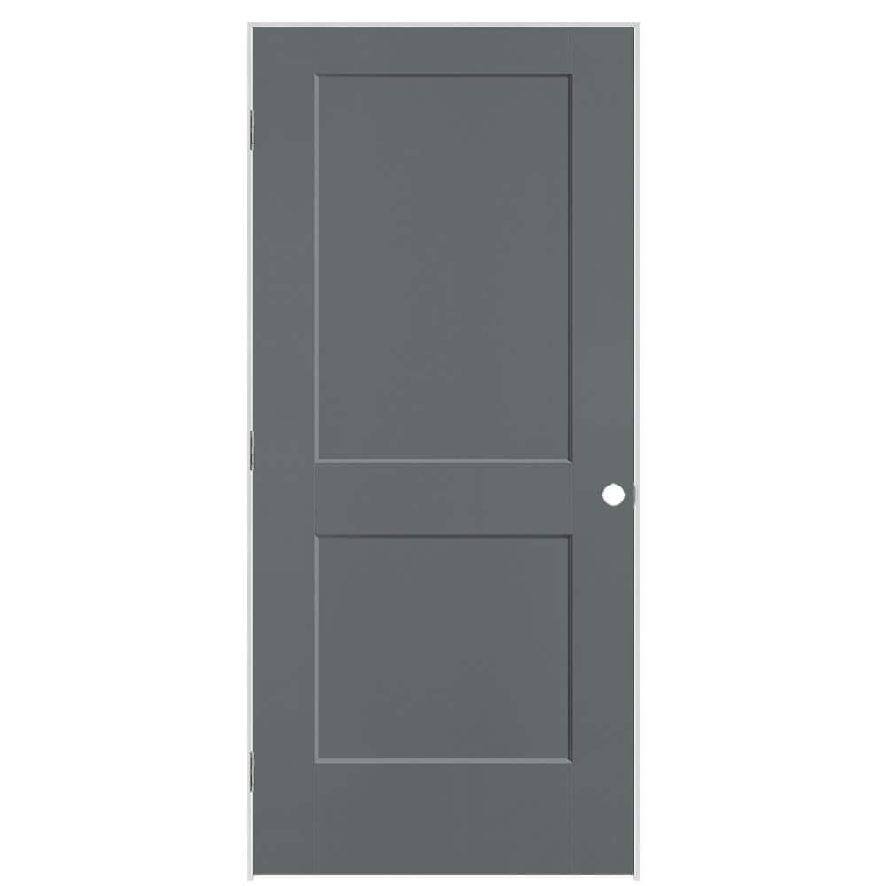 36 in. x 80 in. 2-Panel Logan Right-Hand Solid Core Cordite Molded Composite Single Prehung Interior Door price history on PriceWatchPro