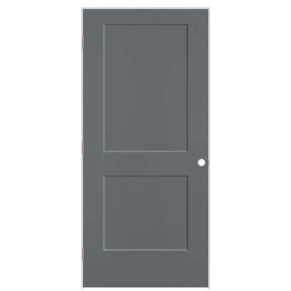 36 in. x 80 in. 2-Panel Logan Right-Hand Hollow Core Cordite Molded Composite Single Prehung Interior Door