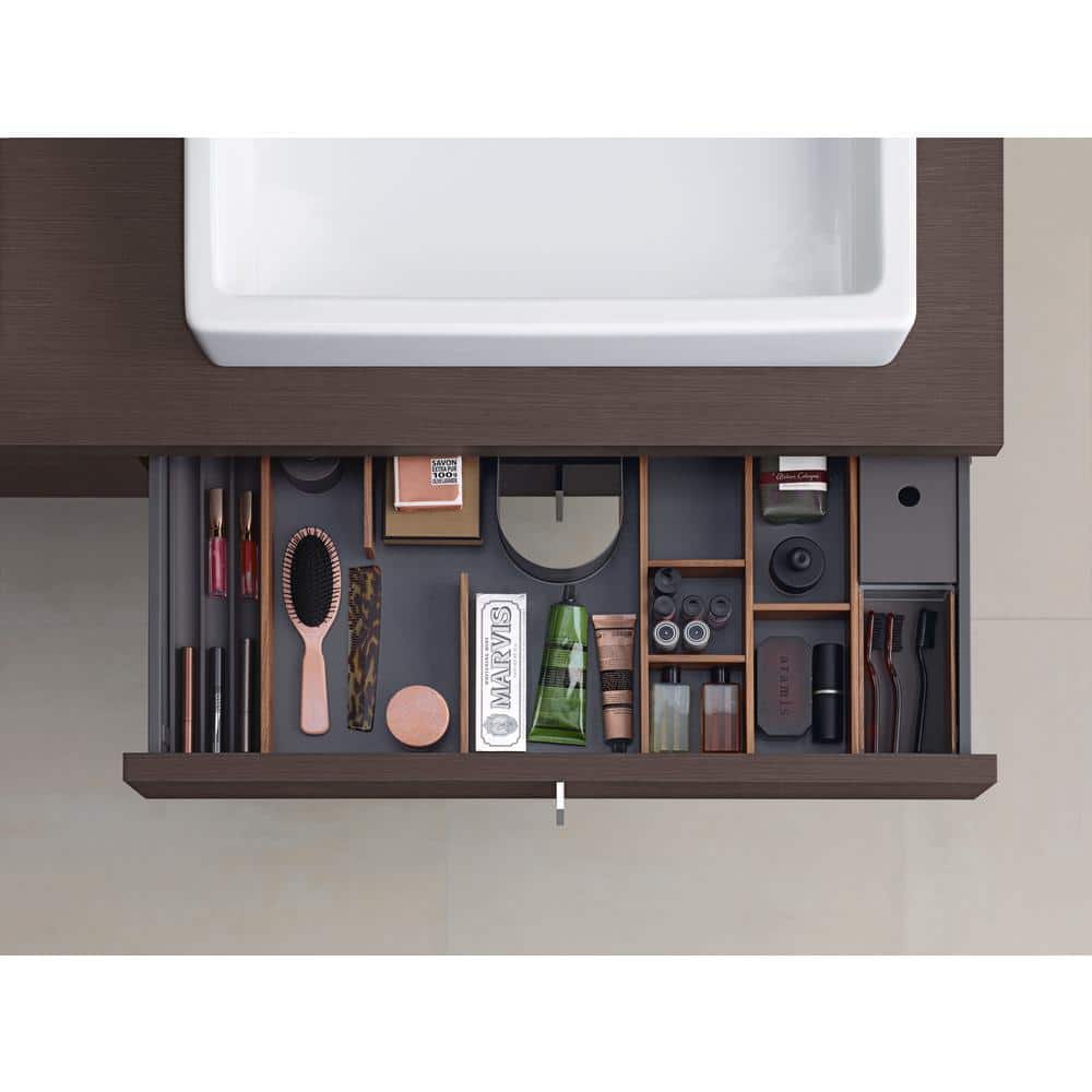 Vero White Ceramic Wall-Mount Rectangular Bathroom Sink