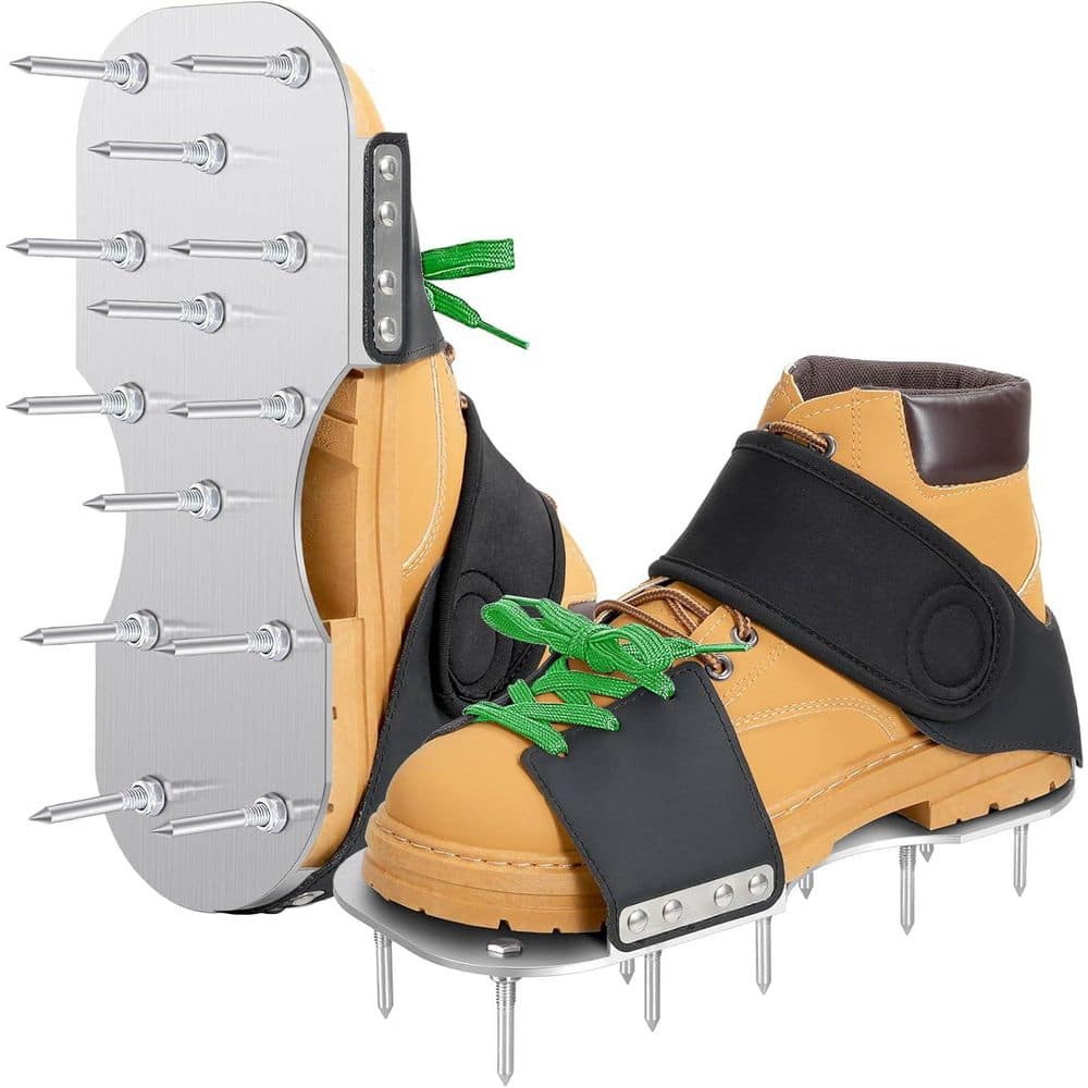 Aerator Shoes with Thickened Metal Sole, Pre-Assembled Aeration Sandals, Adjustable Straps, Rustproof Spikes price history on PriceWatchPro
