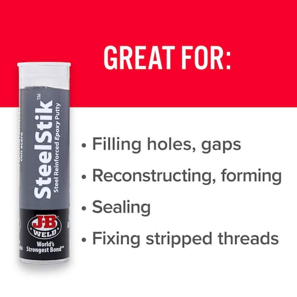 J-B Weld 2 oz. SteelStik Epoxy 8267 - The Home Depot
