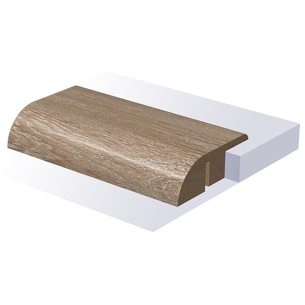 Selkirk Gracious Bamburgh Reducer 0.6 in. T x 1.75 in. W x 94 in. L Smooth Wood Look Laminate Moulding/Trim