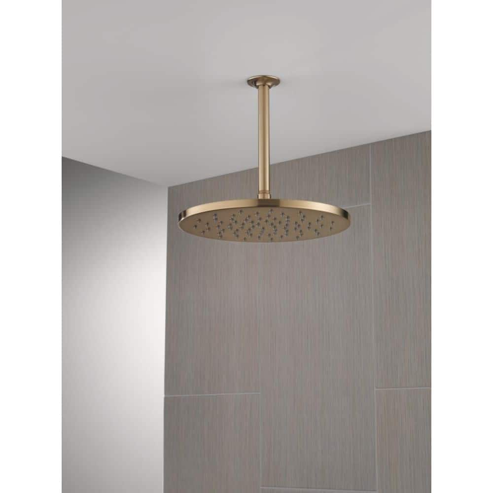 14-inch Champagne Bronze Ceiling Mount Shower Arm