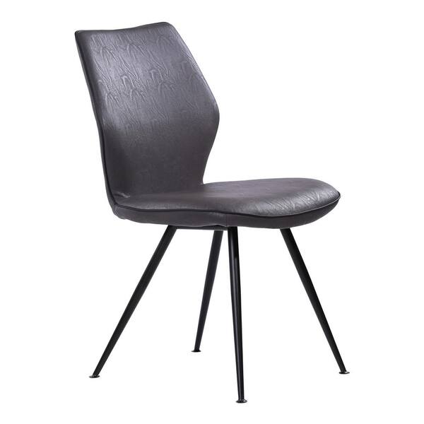Armen Living Agoura Grey Dining Chair (Set of 2)