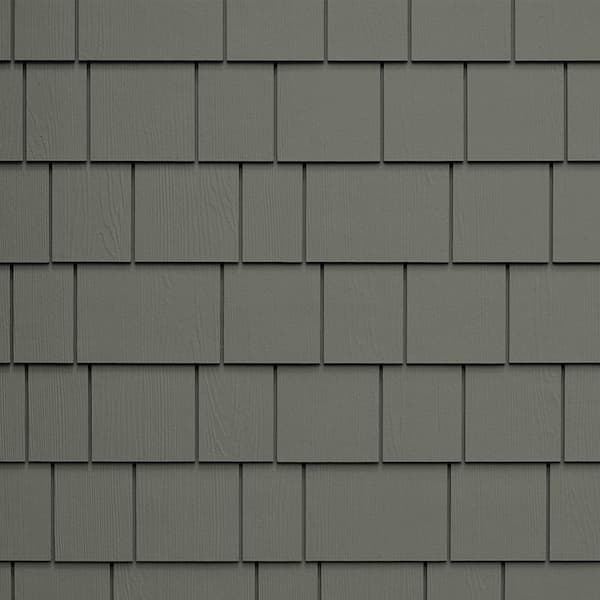 James Hardie Magnolia Home Hardie Shingle HZ5 15.25 in. x 48 in. Fiber Cement Straight Edge Slate Steps (86-Pack)
