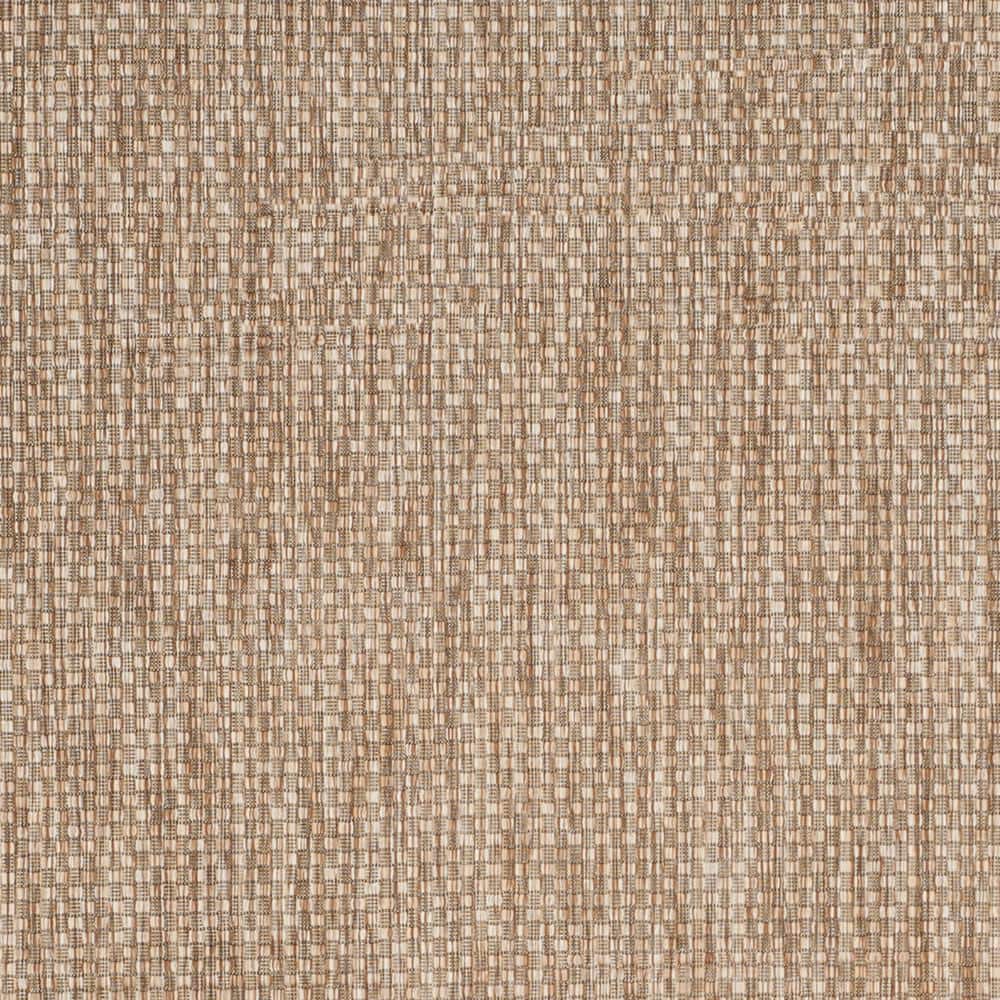 Natural Black Synthetic 9' x 12' Flat Woven Outdoor Rug