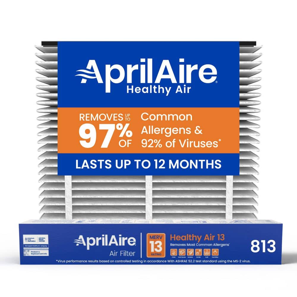 AprilAire 813 20 in. x 25 in. x 4 in. MERV 13 Air Filter for 2025