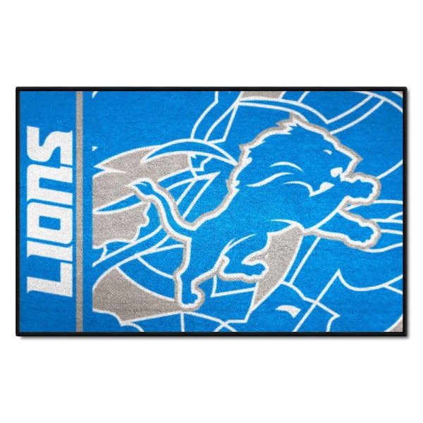 FANMATS Light Blue 1 ft. 7 in. x 2 ft. 6 in. Detroit Lions Vintage Starter  Mat Area Rug 32498 - The Home Depot