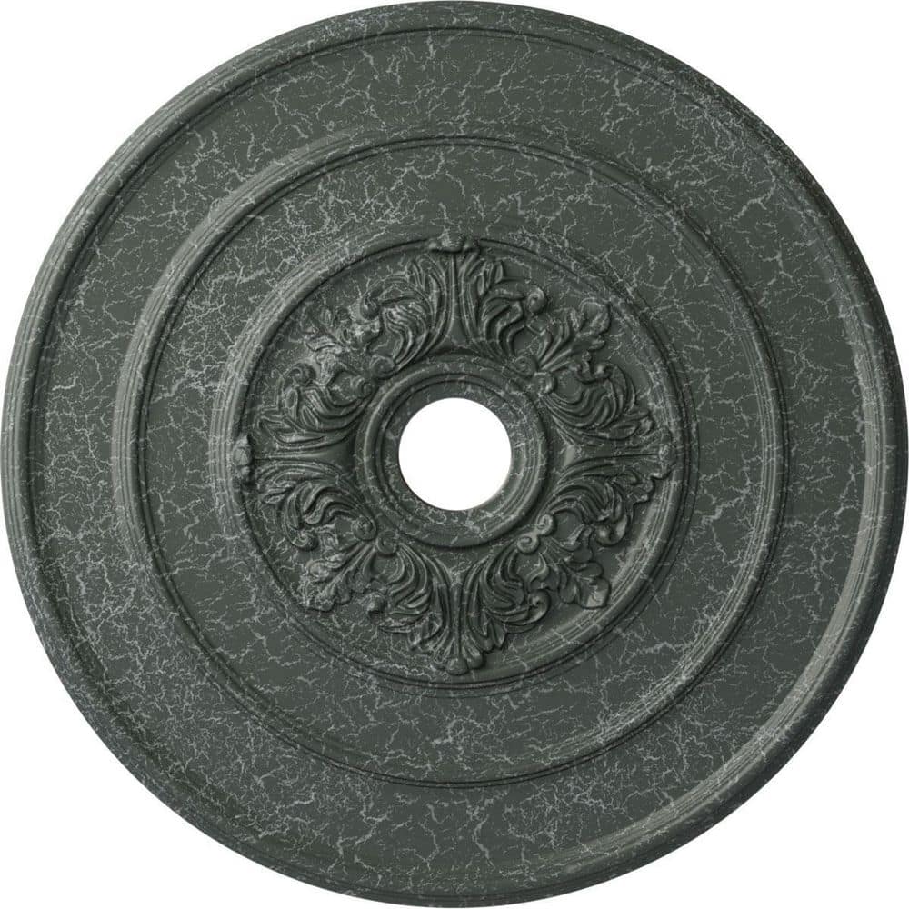 "1-1/2"" x 26"" x 26"" Polyurethane Traditional with Acanthus Leaves Ceiling Medallion, Athenian Green Crackle" price history on PriceWatchPro