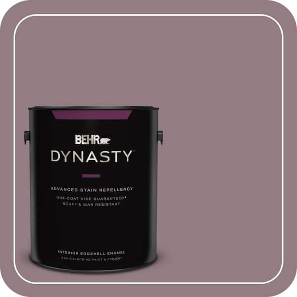 BEHR DYNASTY 1 gal. #100F-5 Gypsy Magic Eggshell Enamel Interior Stain-Blocking Paint & Primer