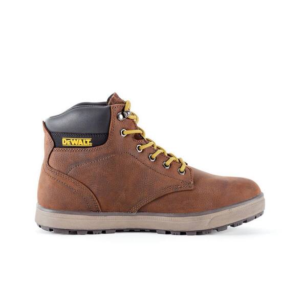 DEWALT Men's Plasma 6'' Work Boots - Steel Toe - Brown Size 9.5(W