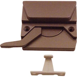 Bronze Right-Hand Casement Window Low-Profile Sash Lock