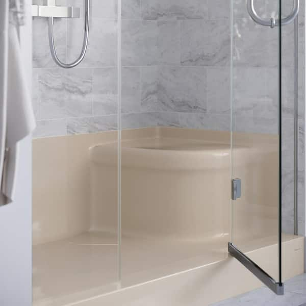 Swiss Madison Aquatique 60 in. L x 32 in. W Single Alcove Shower