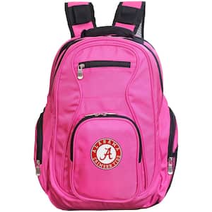NCAA Alabama Crimson Tide 19 in. Pink Backpack Laptop