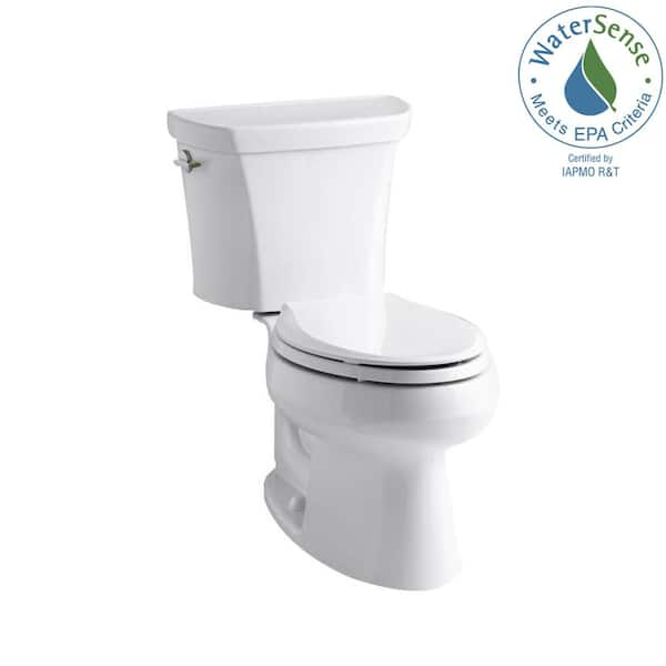 KOHLER Wellworth 2-Piece Elongated Toilet in Dune