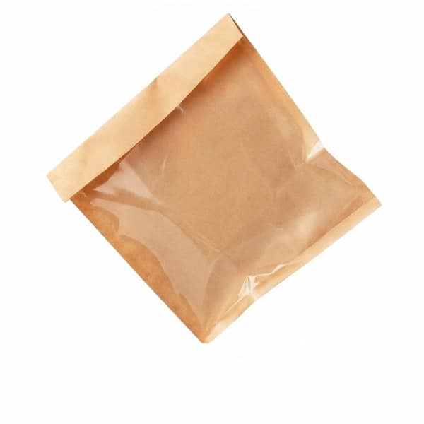 Greaseproof Heat-Sealable Bakery Bags with Clear Window for Cookie Packaging, 5.7 in. x 6.5 in., 100-Pack