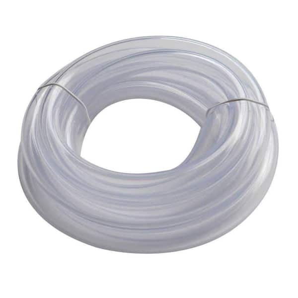 1/2 in. I.D. x 3/4 in. O.D. x 10 ft. Clear Vinyl Tubing