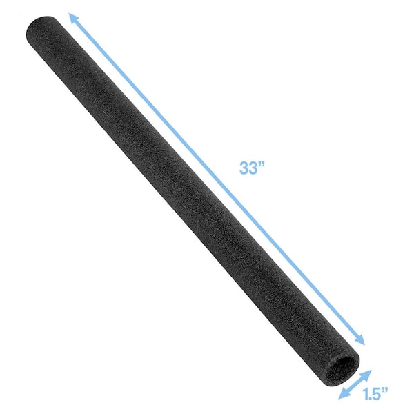 Upper Bounce Trampoline Foam Sleeves for 1" & 1.5" Diameter Pole Blue or Black 