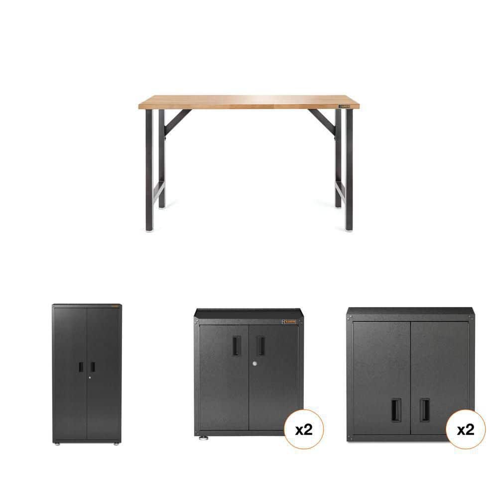 Gladiator Ready-to-Assemble Steel Garage Cabinet Set: 36 in.x72 in