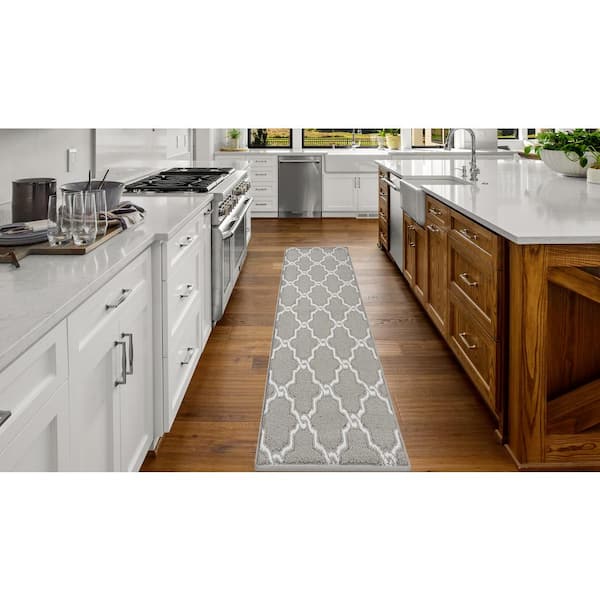 Kitchen Rugs and Mats, Washable Non-Skid Kitchen Mats for Floor, Large  Runner Rugs for Kitchen Floor, Front of Sink, Hallway, Laundry Room (Beige