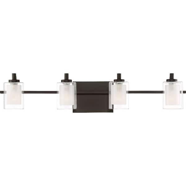 Quoizel Kolt 4-Light Western Bronze Vanity Light