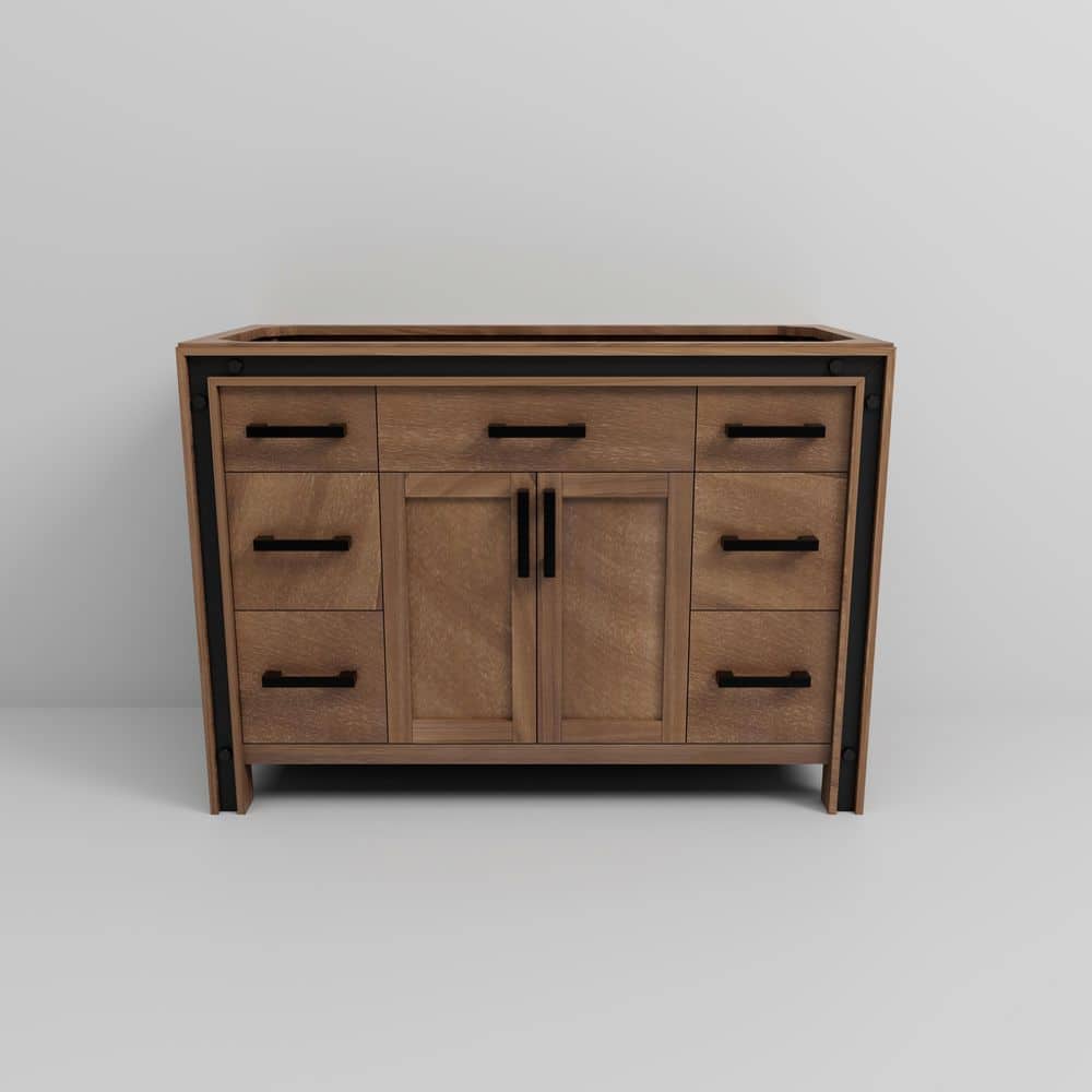 Ziva 48" Rustic Barnwood Single Bathroom Vanity