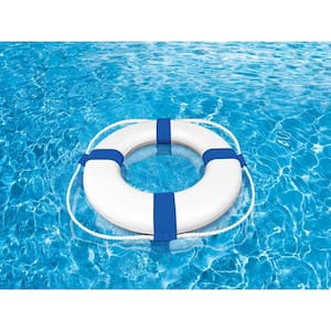 24 in. Foam Swimming Pool Ring Buoy