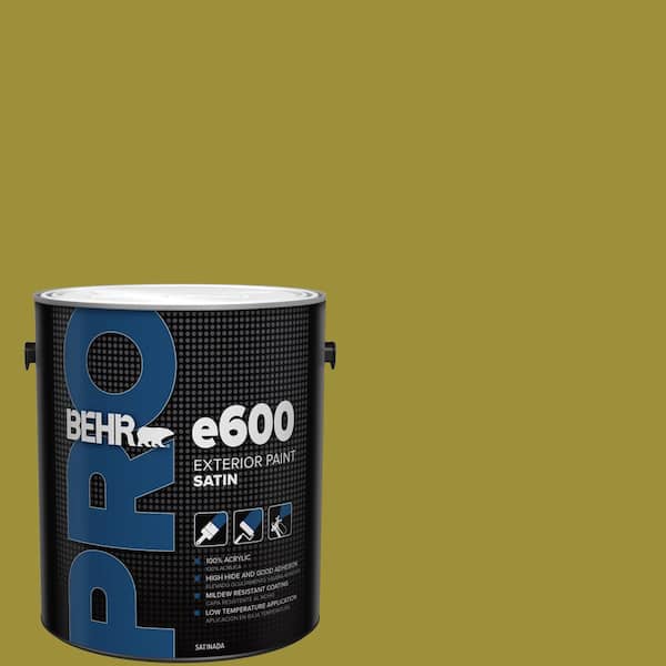 BEHR PRO 1 gal. #HDC-MD-20 Banana Leaf Satin Exterior Paint