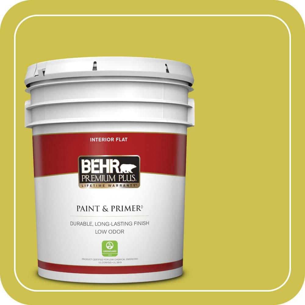 5 Gal. #P340-5A Cilantro Lime Flat Low Odor Interior Paint and Primer price history on PriceWatchPro