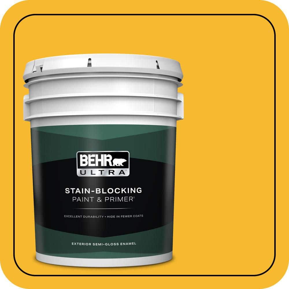 5 gal. Home Decorators Collection #HDC-MD-02A Yellow Groove Semi-Gloss Enamel Exterior Paint & Primer price history on PriceWatchPro