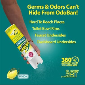 14.6 oz. Lemon Multi-Purpose Disinfectant Spray, Odor Eliminator, Sanitizer, Fabric and Air Freshener