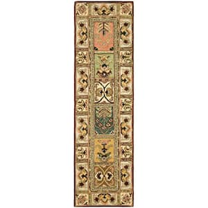 Classic Assorted 2 ft. x 8 ft. Geometric Floral Runner Rug