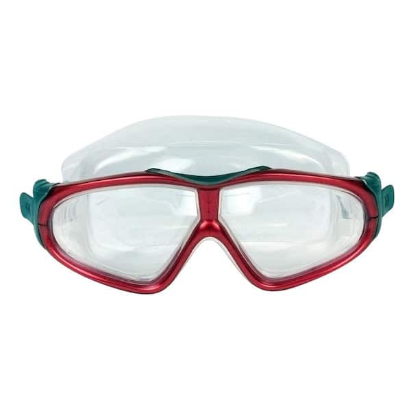 Poolmaster EZ Fit DLX Sport Red Swimming Pool Goggles