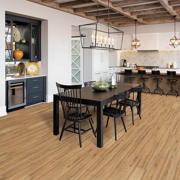 Glastonbury Grove Oak 22 MIL x 7.4 in. W x 47.8 in. L Waterproof Click Lock Luxury Vinyl Plank Flooring (19.8 sqft/case)