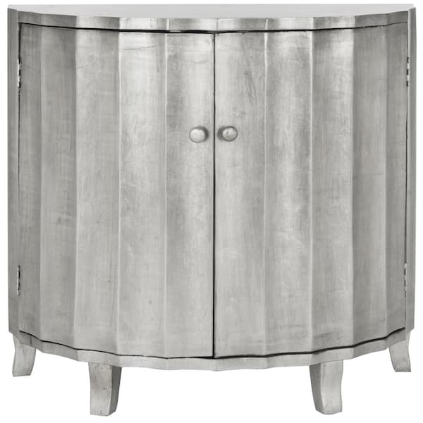 SAFAVIEH Rutherford 2-Door Silver Accent Cabinet