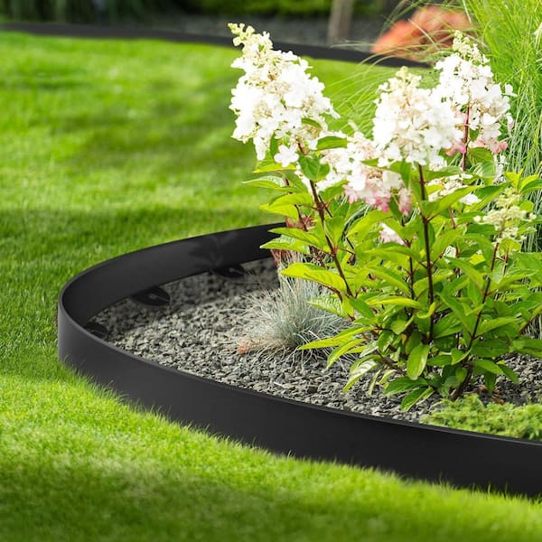 ヤメタランス Phewnyzo 1.5 in. x 100 ft. Plastic Landscape Edging with 120 Metal