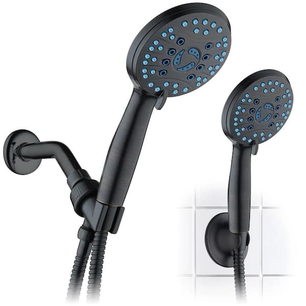 8-spray Wall Mount Handheld Shower Head 2.5 GPM in Oil Rubbed Bronze