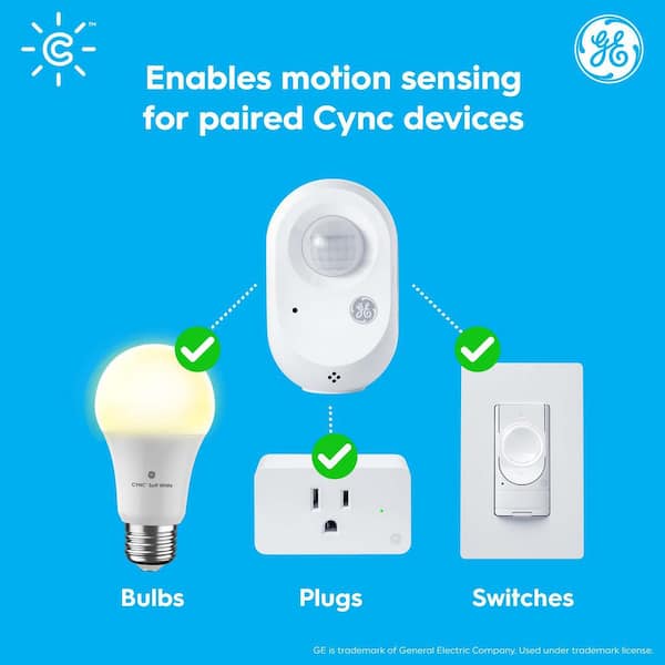  GE CYNC Indoor Smart Plug, Bluetooth and Wi-Fi Smart
