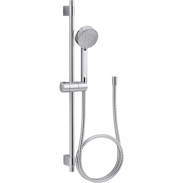 KOHLER Awaken 3-Spray Single Function Handshower with Slide Bar Kit in Polished Chrome