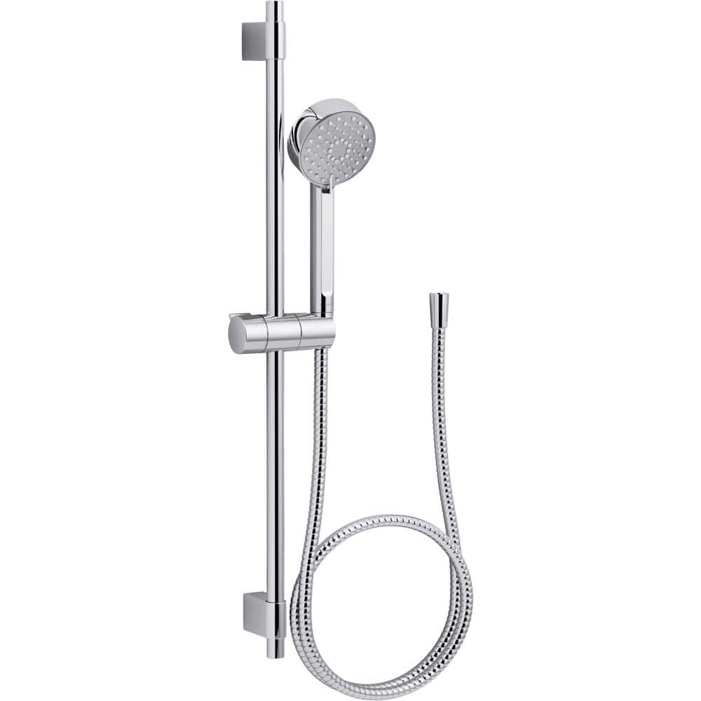 KOHLER Awaken 3-Spray Single Function Handshower with Slide Bar Kit in ...