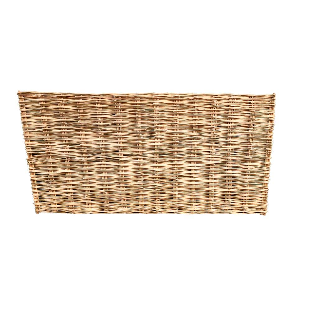 72-Inch Light Mahogany Willow Garden Fence Panel