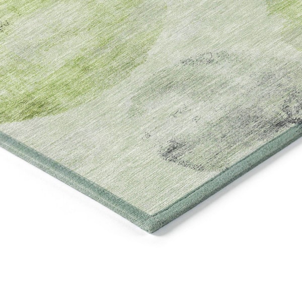 Chantille Machine Washable Indoor/Outdoor Abstract ACN2346 Aloe 3 ft. x 4 ft. Area Rug