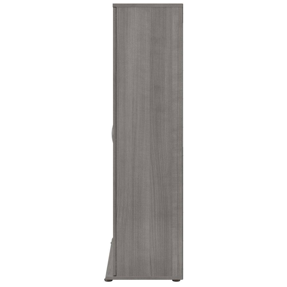 Platinum Gray Tall Office Storage Cabinet with Adjustable Shelving