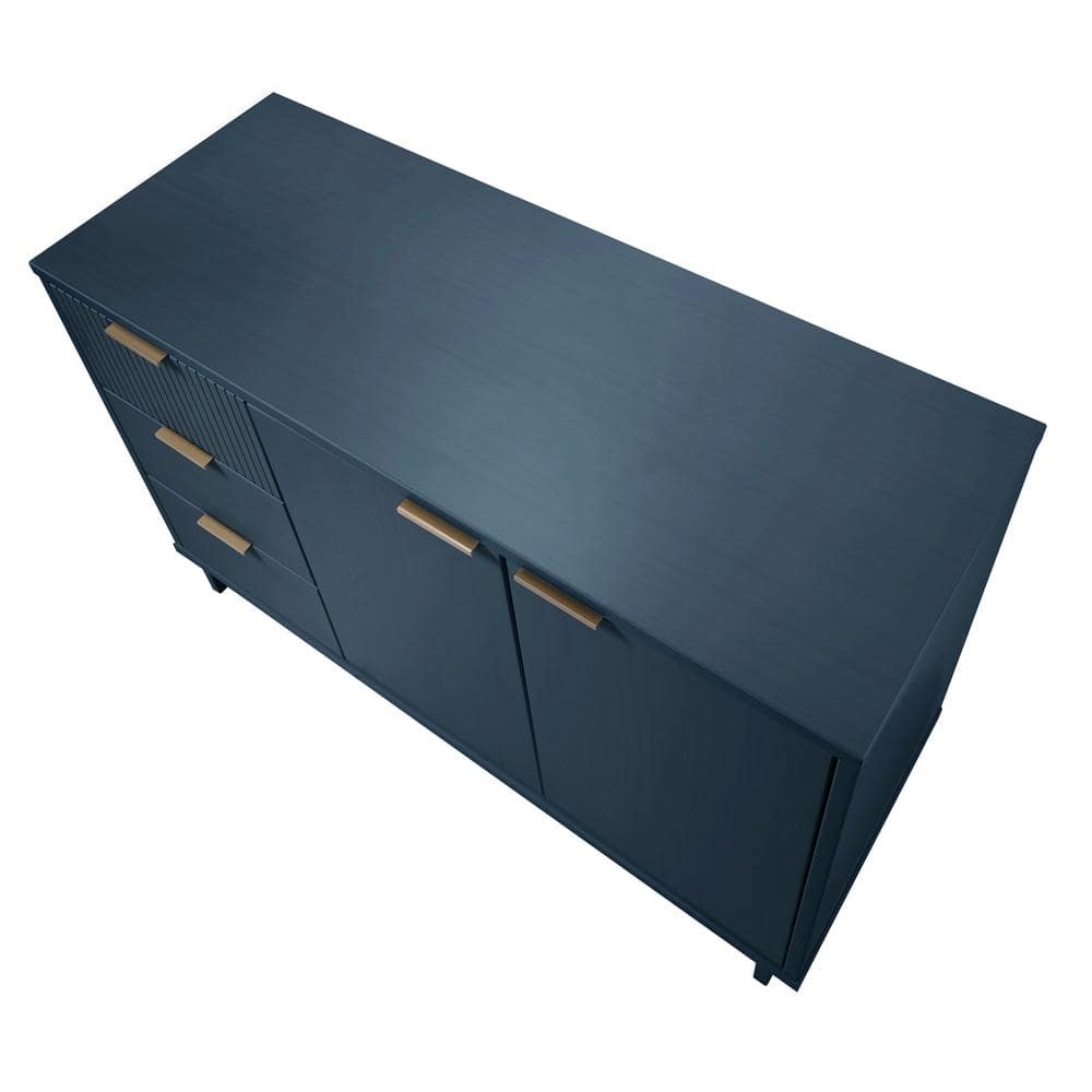 Granville 55" Midnight Blue MDF Modern Sideboard