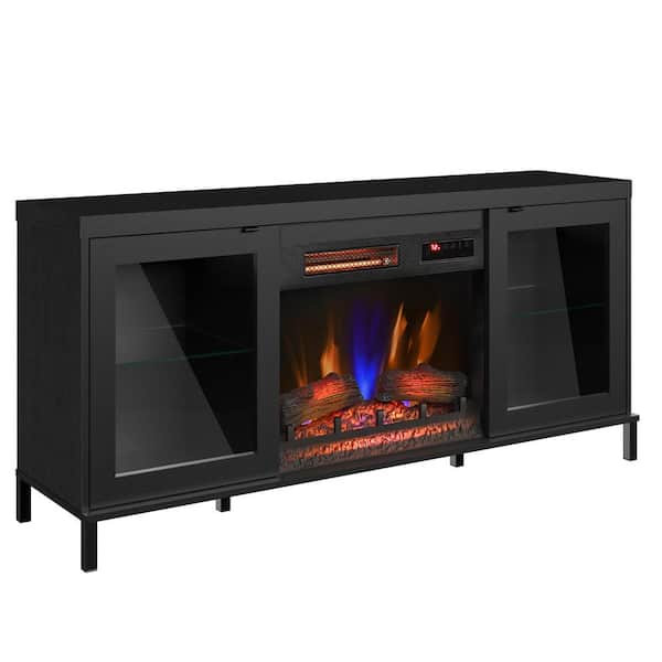 Duraflame 59.5 in. Freestanding Electric Fireplace TV Stand in Black